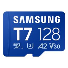 Карта пам'яті Samsung 128GB microSDXC class 10 UHS-I U3 V30 A2 T7 (MB-MB128T/WW)