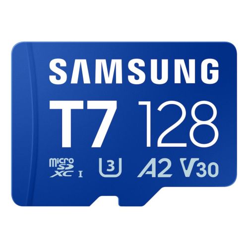 Карта пам'яті Samsung 128GB microSDXC class 10 UHS-I U3 V30 A2 T7 (MB-MB128T/WW)