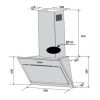 Вытяжка кухонная Ventolux FIORE 60 BK (750) PB - Изображение 1
