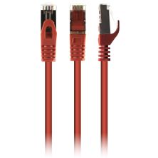 Патч-корд 3м S/FTP Cat 6A CU LSZH red Cablexpert (PP6A-LSZHCU-R-3M)