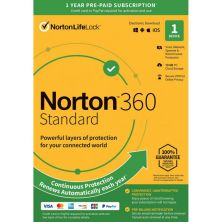 Антивирус Norton by Symantec NORTON 360 STANDARD 10GB 1 USER 1 DEVICE 12M (21409591)