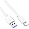 Дата кабель USB 2.0 AM to Type-C 1.0m 5A white ColorWay (CW-CBUC019-WH) - Изображение 2