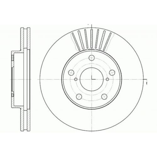Тормозной диск REMSA 6640.10