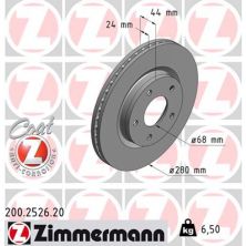 Тормозной диск ZIMMERMANN 200.2526.20