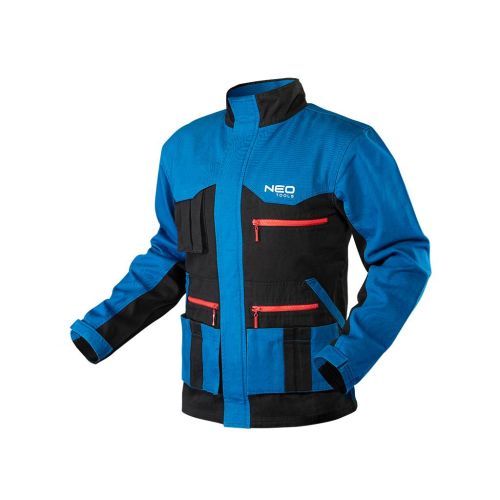 Куртка робоча Neo Tools HD+, розмір XL (54), 275 г/м2,бавовна, високий комір, кишені (81-215-XL)
