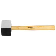 Киянка Neo Tools резиновая, 450г, рукоятка деревянная (25-067)
