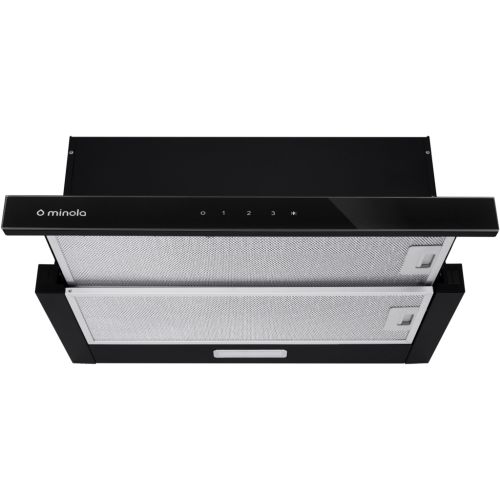 Вытяжка кухонная Minola HTLS 6734 BL 1100 LED GLASS