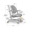 Дитяче крісло Mealux Ortoback Duo Plus Grey (Y-510 G Plus) - Зображення 3