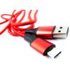 Дата кабель USB 2.0 AM to Type-C 1.0m red Dengos (NTK-TC-MT-RED) - Зображення 2