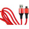 Дата кабель USB 2.0 AM to Type-C 1.0m red Dengos (NTK-TC-MT-RED) - Зображення 3