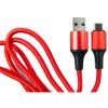 Дата кабель USB 2.0 AM to Type-C 1.0m red Dengos (NTK-TC-MT-RED) - Изображение 3