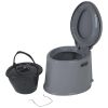 Біотуалет Bo-Camp Portable Toilet 7 Liters Grey (5502800) - Зображення 2