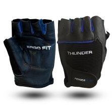 Рукавички для фітнесу PowerPlay 9058 Thunder чорно-сині M (PP_9058_M_Thunder)
