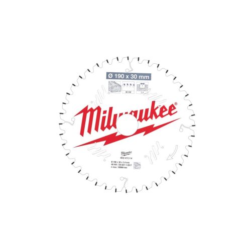 Диск пильный Milwaukee пильный PFTE 190х30х2,4мм, 40 зуб. (4932471314)