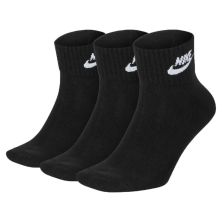 Носки Nike U NK NSW EVRY ESSENTIAL ANKLE 3PR SK0110-010 34-38 3 пари Чорні (193145890510)