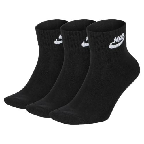 Шкарпетки Nike U NK NSW EVRY ESSENTIAL ANKLE 3PR SK0110-010 34-38 3 пари Чорні (193145890510)