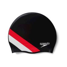 Шапка для плавання Speedo Rev Moud Silc Cap AU чорний, червоний 8-0933714662 OSFM (5059937304472)