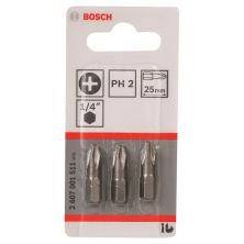 Набор бит Bosch Extra-Hart PH2, 25мм, 3шт (2.607.001.511)