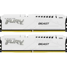 Модуль пам'яті для комп'ютера DDR5 64GB (2x32GB) 6400 MHz Beast White XMP Kingston Fury (ex.HyperX) (KF564C32BWK2-64)