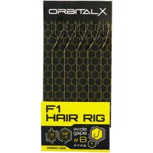 Повідець OrbitalX F1 Hair Rig Wide Gape 6 20lb 10cm (5шт/уп) weed (694.00.05)