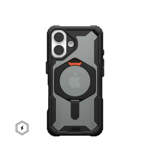 Чохол до мобільного телефона UAG iPhone 16 Plasma XTE MagSafe Black/Orange (114476114097)