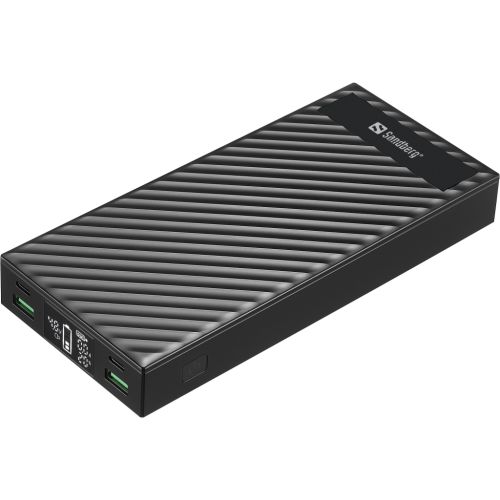 Батарея універсальна Sandberg 30000mAh, PD/100W, QC/3.0, UPS mode, +2*cable 100W (420-87)