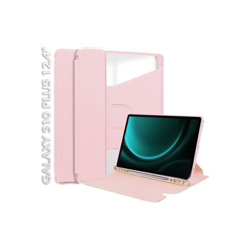 Чохол до планшета BeCover 360° Rotatable Samsung Galaxy Tab S10 Plus (SM-X820/SM-X826) 12.4 Pink (712268)