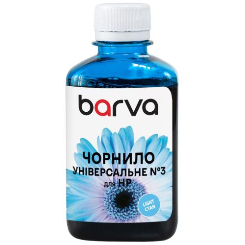 Чернила Barva HP universal 3 180ml LCyan, water-soluble (HU3-969)
