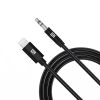 Кабель мультимедійний Lightning to 3.5mm M 1.0m black Armorstandart (ARM76889) - Зображення 1
