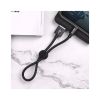 Дата кабель USB 2.0 AM to USB-C 0.25m 3A nylon X35 black HOCO (6931474707451) - Зображення 2