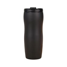Термокружка Merlion 500 мл з відкидною кришкою, чорна (Mug-500Black)