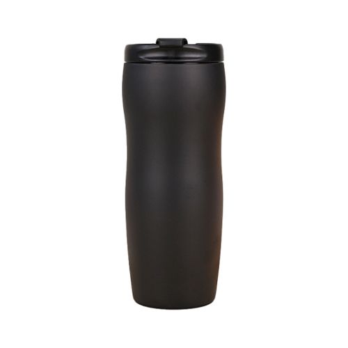 Термокружка Merlion 500 мл з відкидною кришкою, чорна (Mug-500Black)