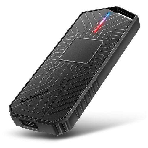 Кишеня зовнішня AXAGON USB-C 10Gbps metal box for M.2 NVMe & SATA SSD GAME (EEM2-GAM)