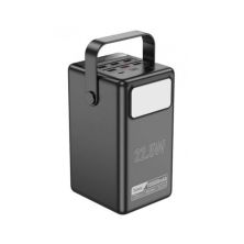 Батарея универсальная HOCO 100000mAh Endure 22.5W PD, QC, LED Lamp, Black (DB03 / 714721)