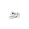 Мережевий фільтр живлення Voltronic F09U, 3 роз EU, 4USB White (F09U-White) - Зображення 1