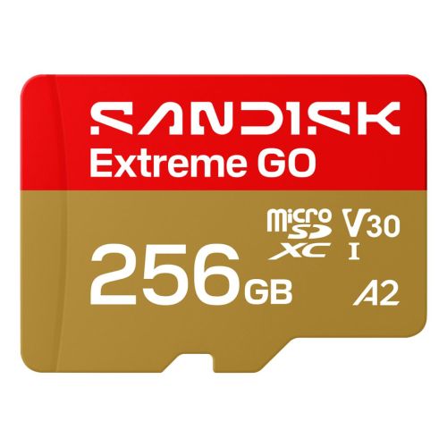 Карта пам'яті SanDisk 256GB microSDXC class 10 UHS-I Extreme GO (SDSQXGN-256G-GN6MN)