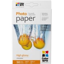Бумага ColorWay 10x15 230г glossy, 50с (PG2300504R)