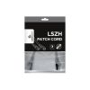 Патч-корд 1м S/FTP Cat 6A CU LSZH grey Cablexpert (PP6A-LSZHCU-1M) - Изображение 3