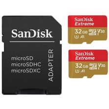 Карта пам'яті SanDisk 32GB microSD class 10 UHS-I U3 V30 A1 Extreme (SDSQXAF-032G-GN6AT) Карта пам'яті SanDisk 32GB microSD class 10 UHS-I U3 V30 A1 Extreme (SDSQXAF-032G-GN6AT)