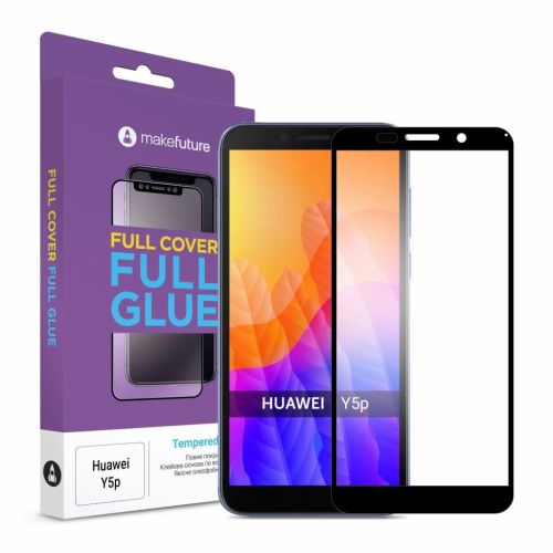 Стекло защитное MakeFuture Huawei Y5p Full Cover Full Glue (MGF-HUY5P)