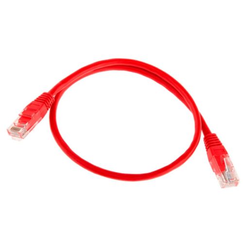 Патч-корд 1м, RJ-45, Cat.5e, CU, медь, красный Ritar (PCR-CU/1Rd / 04271)