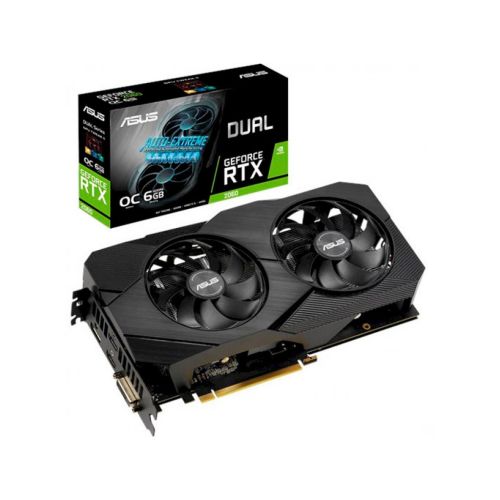 Видеокарта ASUS GeForce RTX2060 6144Mb DUAL OC EVO (DUAL-RTX2060-O6G-EVO)