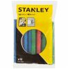 Клеевые стержни Stanley d=11,3 мм, L= 100 мм, низкотемпературный, три цвета, 12 шт (STHT1-70436) - Изображение 1