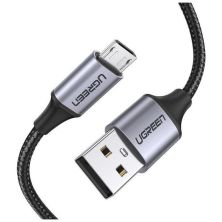Дата кабель USB 2.0 AM to Micro 5P 1.5m US290 Black Ugreen (US290/60147)