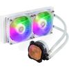 Система жидкостного охлаждения CoolerMaster MasterLiquid 240L Core ARGB White (MLW-D24M-A18PZ-RW) - Изображение 2