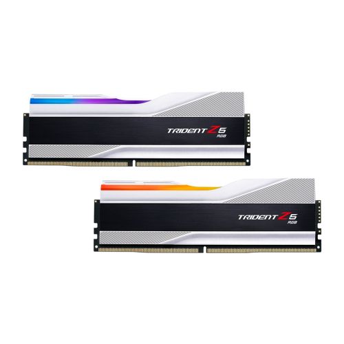 Модуль памяти для компьютера DDR5 32GB (2x16GB) 6000 MHz Trident Z5 NEO RGB Silver G.Skill (F5-6000J3040F16GX2-TZ5RS)