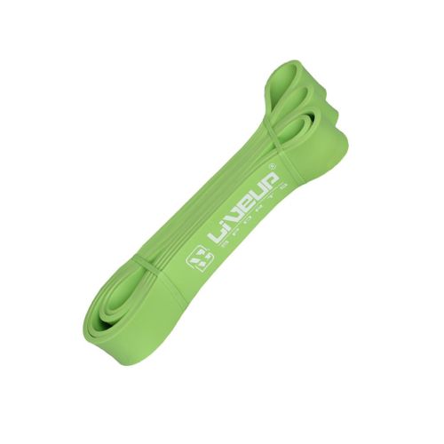 Еспандер LiveUp Latex Loop для підтягування 208х4.5х0.32 см зелений LS3650-2080Mg (6951376105742)