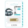 USB флеш накопичувач Wibrand 8GB Taipan Gold USB 2.0 (WI2.0/TA8U2G) - Зображення 1