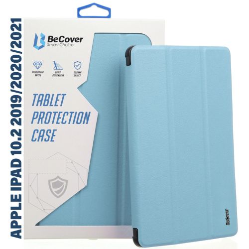 Чехол для планшета BeCover Tri Fold Hard Apple iPad 10.2 2019/2020/2021 Light Blue (711126)
