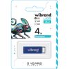 USB флеш накопичувач Wibrand 4GB Chameleon Blue USB 2.0 (WI2.0/CH4U6U) - Зображення 1